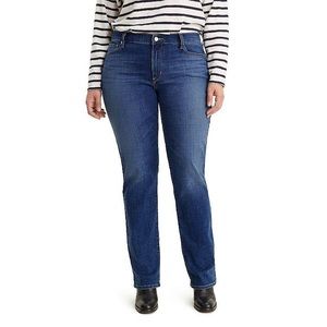 NWT Levi’s Classic Straight Hypersoft Denim High Waist Jeans Plus Size 18